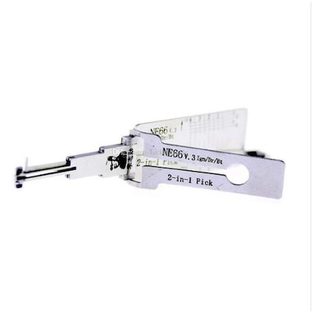 Original Lishi ORIGINAL LISHI: Volvo 4-Track NE66 2-in-1 Pick/Decoder AG OLS-NE66-AG